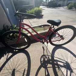 Pink Beach Cruiser