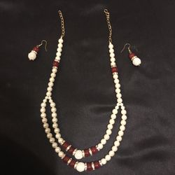 Brand New Necklace and Earring Set from India