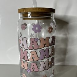 Mother’s day gift Glass Cup