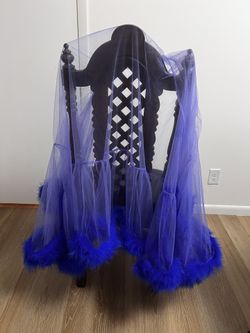 Maternity Dresses for Photoshoot Ruffles Tulle Night Robe Long Sleeves Sleepwear