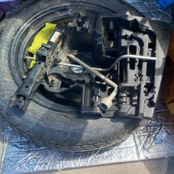 Free Spare Tire And Jack Set From 2015 Toyota Prius 