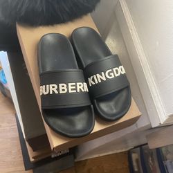 Toddler Burberry Slides