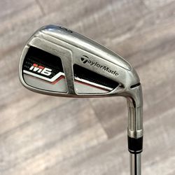 TaylorMade Golf Club M6 8 Iron Individual Club Project X 6.0 Steel Regular Flex
