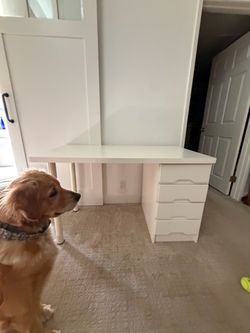 Desk with drawers