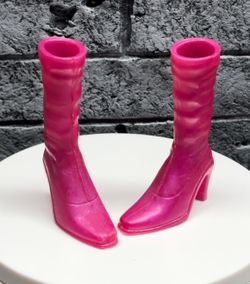 Bratz Funk Out Girl Boots Shoes metallic creamy pink