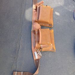 Leather Construction Work Belt