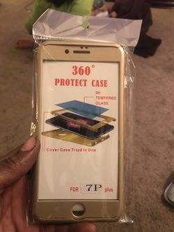 Gold iPhone 7 Plus case