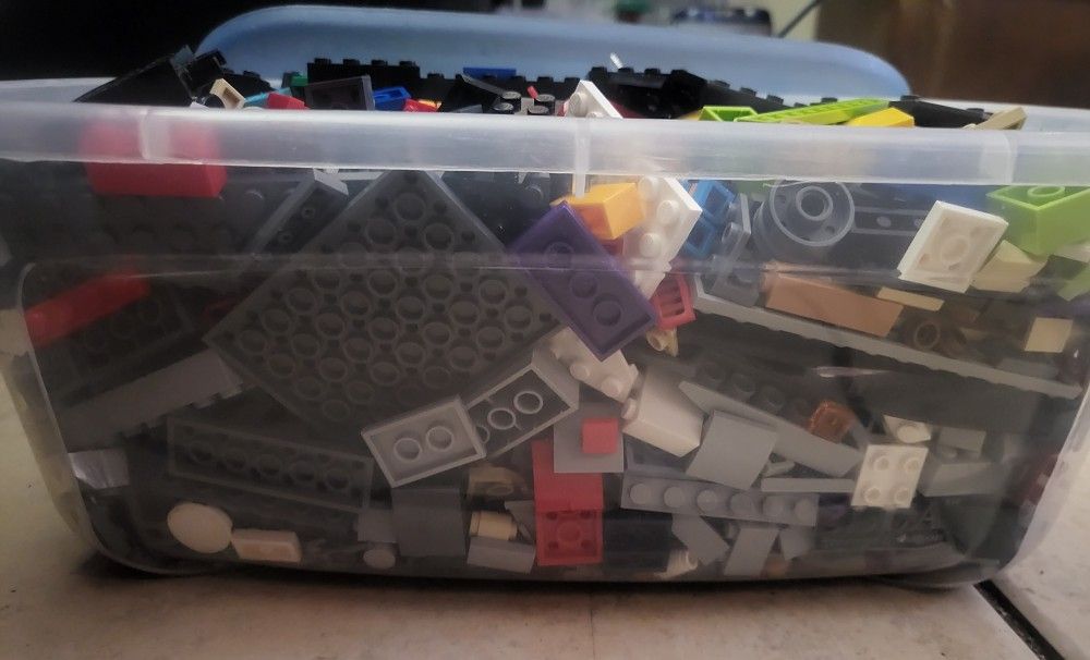 Bunches Of LEGO Bricks 2 Tubs Full