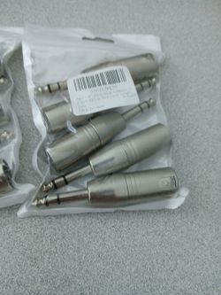 XLR To 1/4" Adapters