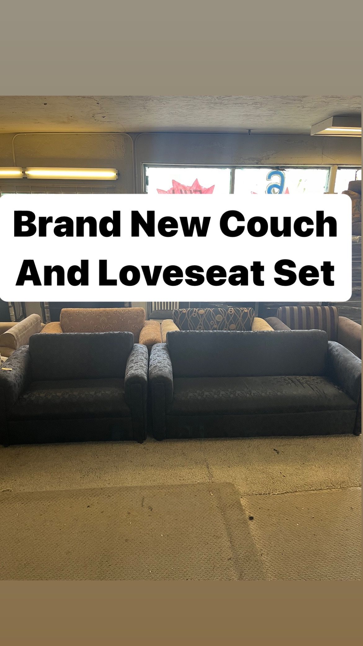 Brand New Couch And Loveseat Set