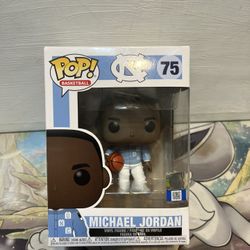 Michael Jordan #75 Funko Pop North Carolina UNC Box