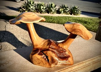 Wooden Mushrooms
