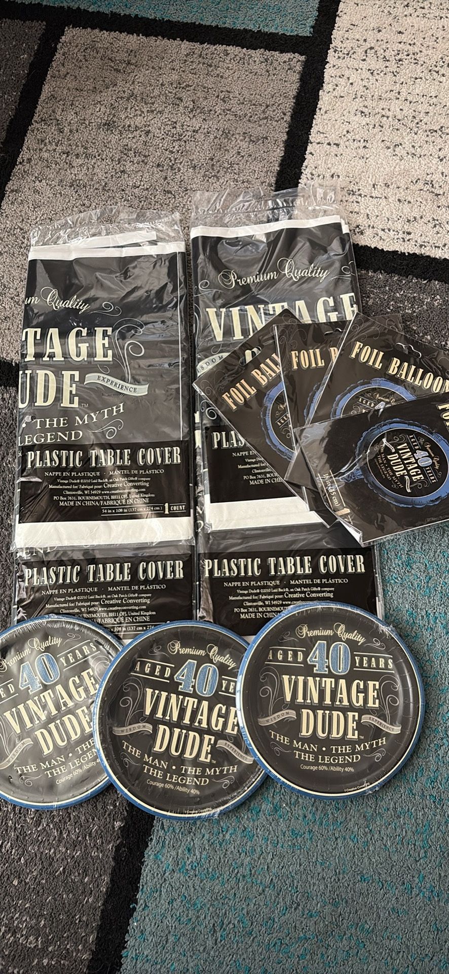 40th Birthday Party Supplies 