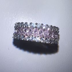 Pink And White Ring 