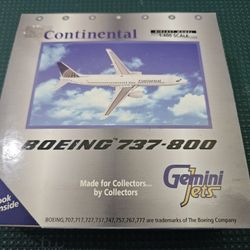 Gemini Jets 1:400 Continental Airlines Boeing 737-800