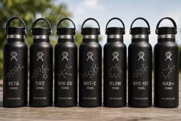 Peptides hydroflask many types and size