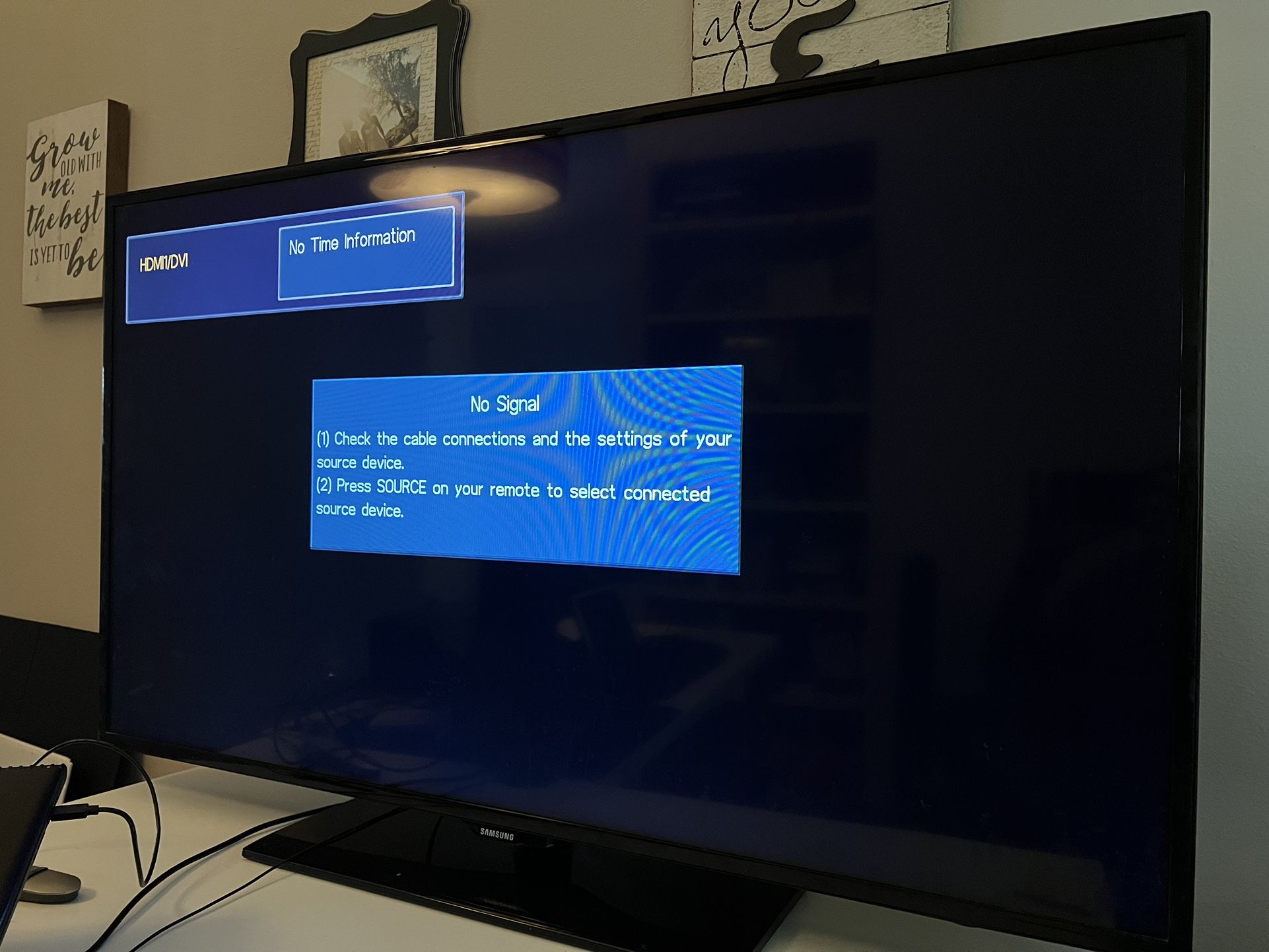 55” Samsung TV 1080p 60Hz (not A Smart TV)