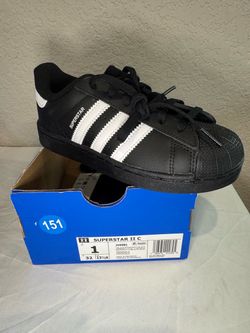 Adidas Superstar II C Kids Sneakers Size 1
