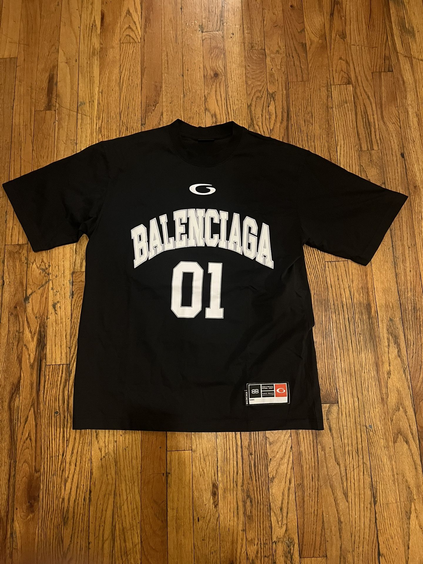 Balenciaga black Jersey shirt Pre owned perfect condition