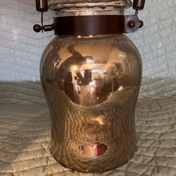 Gold Colored Candle Holders 