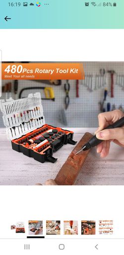 480Pcs Rotary Tool Accessories Kit, GOXAWEE 1/8 inch Shank Rotary Tool  Accessory Set, Multi Purpose Universal Kit for Cutting, Drilling, Grinding