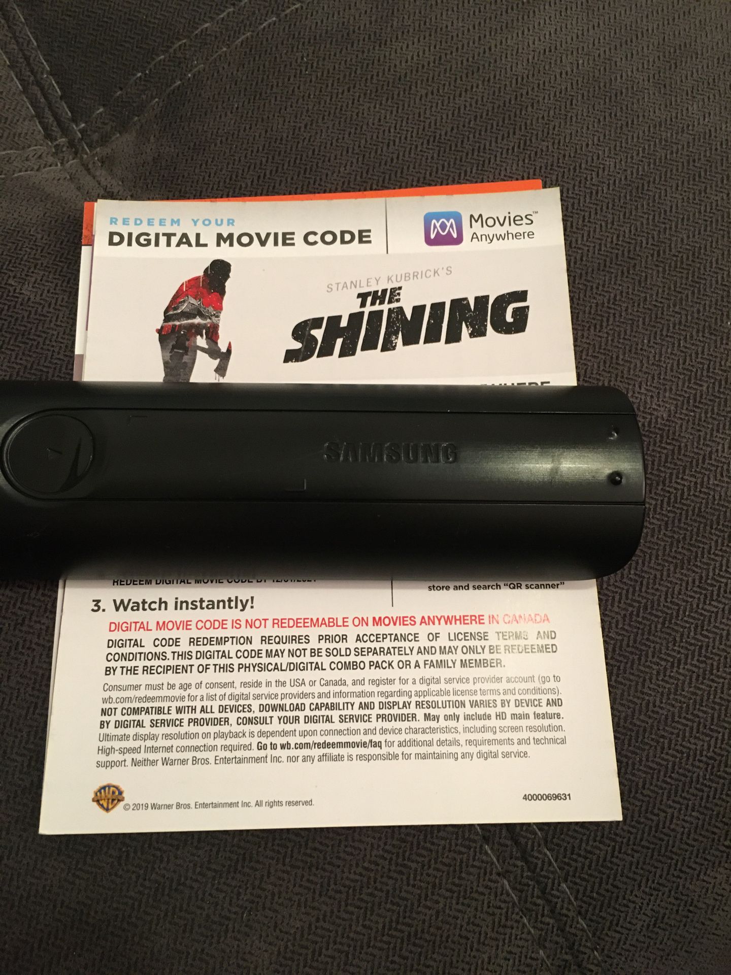 The Shinning Digital Copy