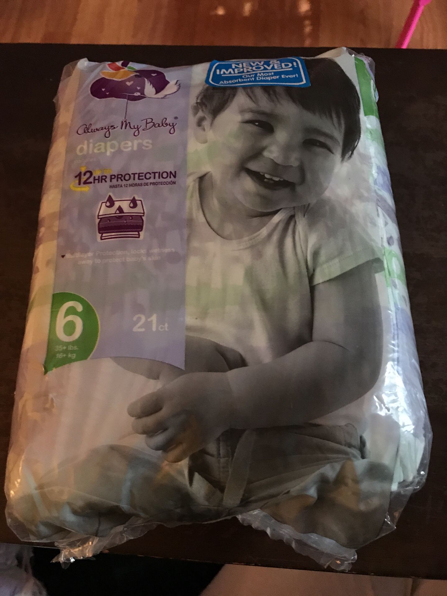 Giant Always my baby diapers size 6 (21 count)