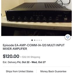 EPISODE MIXER AMPLIFIER