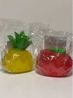 Pineapple/Strawberry Glitter Sugar Squishy
