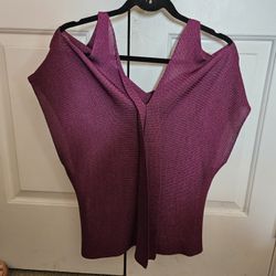 Burgandy Knitted Shirt