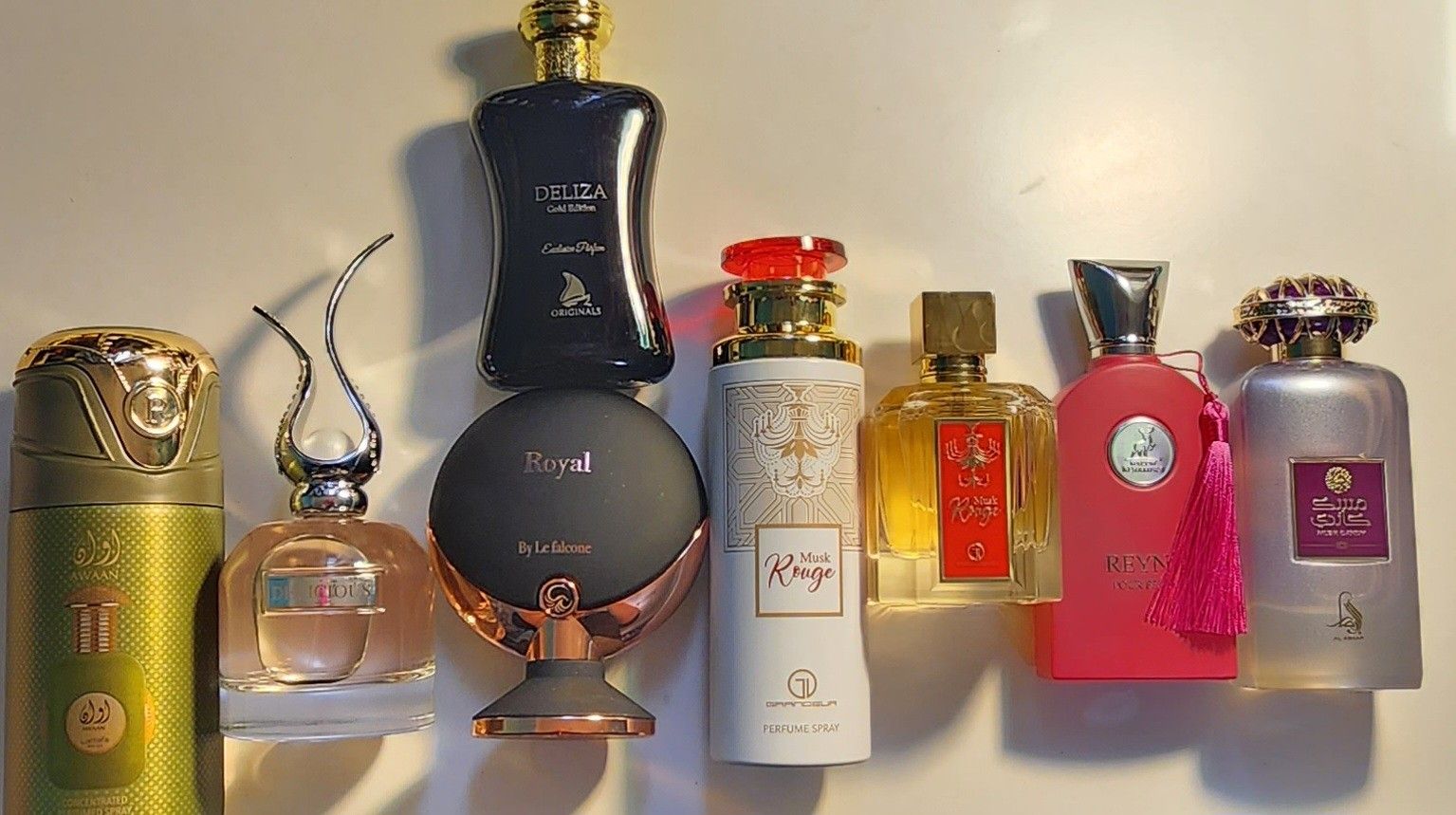 8 Arabian Perfumes Bundle (baccarat rouge 540 DUPE Included)