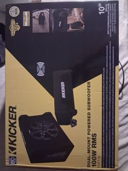 Kicker PDFT10 10" Dual-Mount Powered Subwoofer