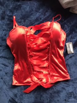 Spirit Halloween New Red XL Corset 