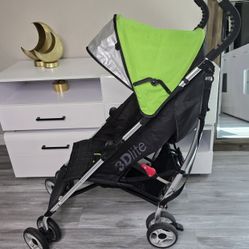 Summer Infant 3D Lite Convenience Stroller - Tropical Green
