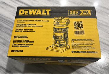 Brand New Dewalt 20v XR Brushless Router Tool Only