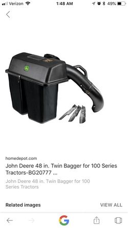 John deer twin bagger fit for any D series 130 140