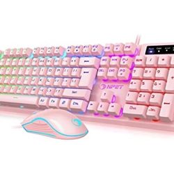 New Wired Gaming Keyboard Mouse Combo