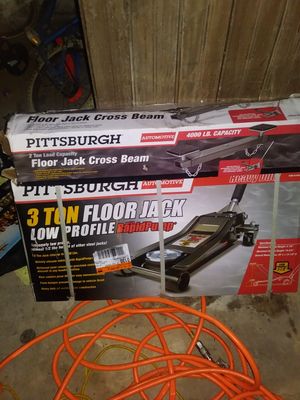 3 Ton Low Profile Rapid Pump Floor Jack And A Cross Beam For Sale