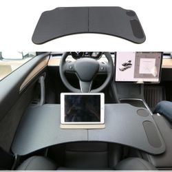 Topfit Foldable Car Seat Portable Tray for Tesla Model 3 & Y.