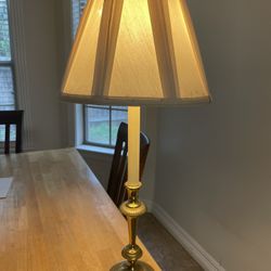 Brass Lamp 28” High 