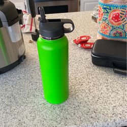 Water Bottle With Straw Like New