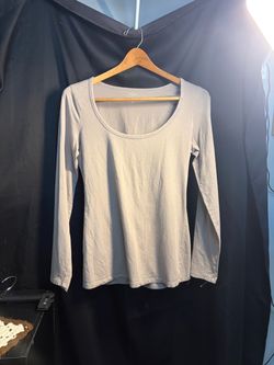 LOFT Long Sleeve Scoop Neck Top