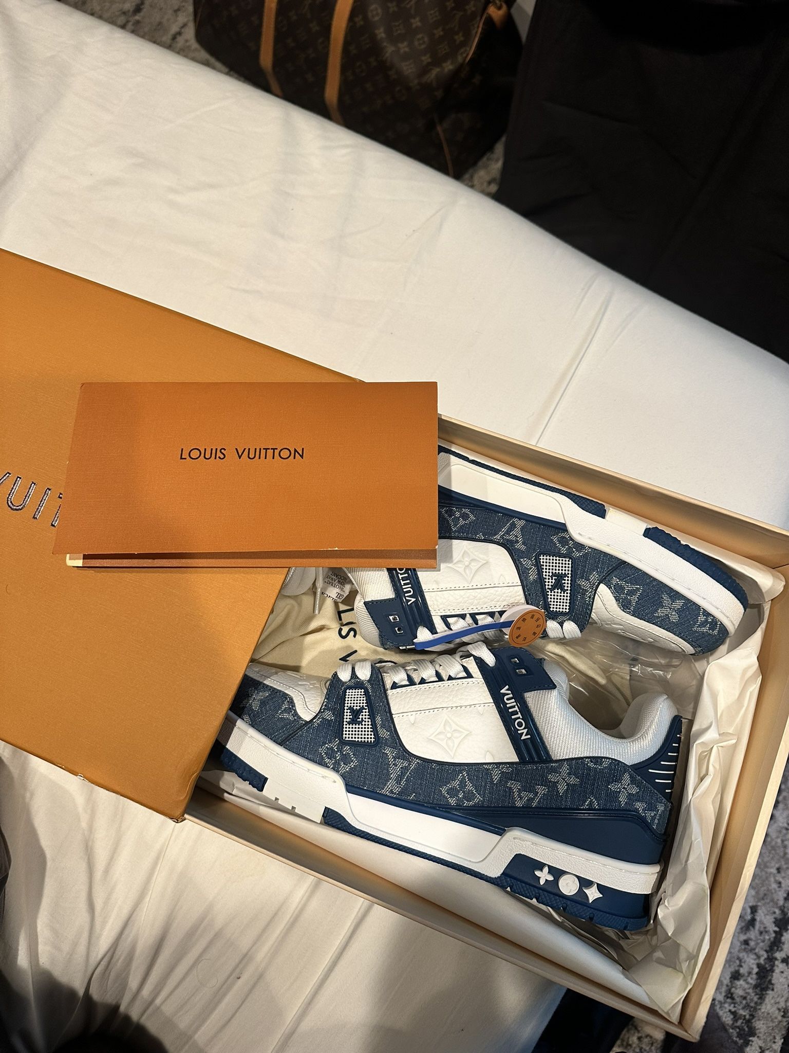 LV Trainers Denim blue 