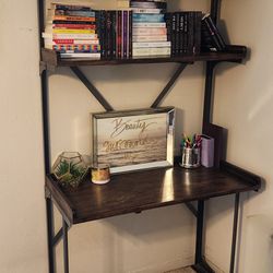 Wood and Metal with Shelves Asher Desk by World Market 