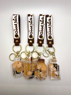 Boba keychains 4 pcs