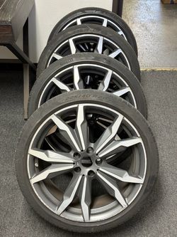 4 2018 BMW X2 20" OEM Wheel Rim Style 717M 225/40 R20 225/40 R20 Tires no good They all have curb rash  $400 each retail