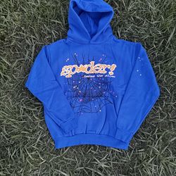 Bule sypder hoddie