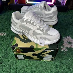 Bape Runner Grey White 