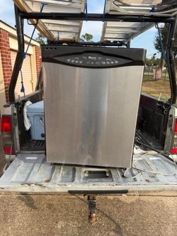 Black dishwasher