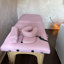 Pink Massage Table (barely used) 